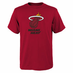 NBA - Miami Heat Outerstuff Youth Primary Logo T-Shirt - Red