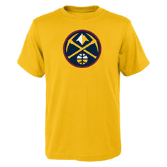 NBA - Denver Nuggets Outerstuff Youth Primary Logo T-Shirt - Yellow