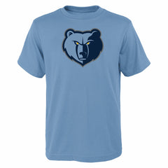 NBA - Memphis Grizzlies Outerstuff Youth Primary Logo T-Shirt - Light Blue