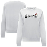 Ottawa Senators - Levelwear Women's Yvette Big Script Tri-Blend Sweatshirt White