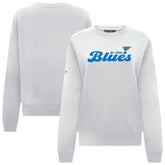 St. Louis Blues - Levelwear Women's Yvette Big Script Tri-Blend Sweatshirt White