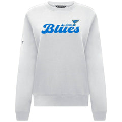 St. Louis Blues - Levelwear Women's Yvette Big Script Tri-Blend Sweatshirt White