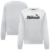 Utah Mammoth - Levelwear Women's Yvette Big Script Tri-Blend Sweatshirt White