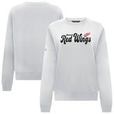 Detroit Red Wings - Levelwear Women's Yvette Big Script Tri-Blend Sweatshirt White