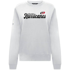 Carolina Hurricanes - Levelwear Women's Yvette Big Script Tri-Blend Sweatshirt White