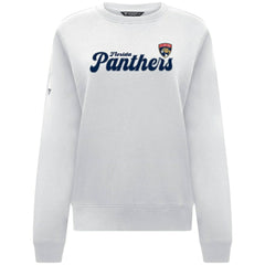 Florida Panthers - Levelwear Women's Yvette Big Script Tri-Blend Sweatshirt White