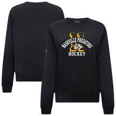 Nashville Predators - Levelwear Women's Yvette Limelight Big Letter Sweatshirt Black