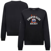 Edmonton Oilers - Levelwear Women's Yvette Limelight Big Letter Sweatshirt Black