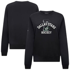 Dallas Stars - Levelwear Women's Yvette Limelight Big Letter Sweatshirt Black