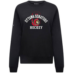 Ottawa Senators - Levelwear Women's Yvette Limelight Big Letter Sweatshirt Black