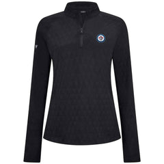 Winnipeg Jets - Levelwear Women's Spike Raglan Quarter-Zip Top Black