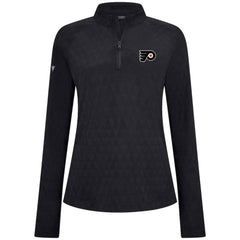 Philadelphia Flyers - Levelwear Women's Spike Raglan Quarter-Zip Top Black