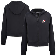 New Jersey Devils - Levelwear Women's Judd Raglan Full-Zip Hoodie Black