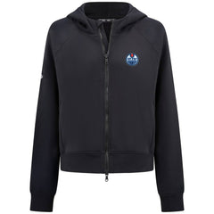 Edmonton Oilers - Levelwear Women's Judd Raglan Full-Zip Hoodie Black