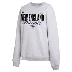 New England Patriots WEAR by Erin Andrews Women's Super Bowl LX Fleece Sweatshirt Gray - NFL