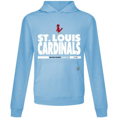 St. Louis Cardinals Levelwear Relay Center Stage Long Sleeve Hooded T-Shirt for sale