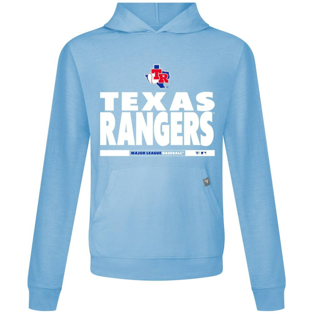Texas Rangers Levelwear Relay Center Stage Long Sleeve Hooded T-Shirt discount