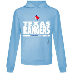 Texas Rangers Levelwear Relay Center Stage Long Sleeve Hooded T-Shirt discount