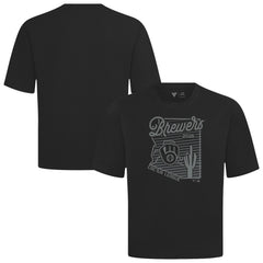 Milwaukee Brewers Levelwear Sunrise Luxe Signature Knit T-Shirt Near Me