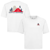 Seattle Mariners Levelwear Panoramic Luxe Signature Knit T-Shirt On Sale