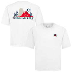 Cincinnati Reds Levelwear Panoramic Luxe Signature Knit T-Shirt Sale