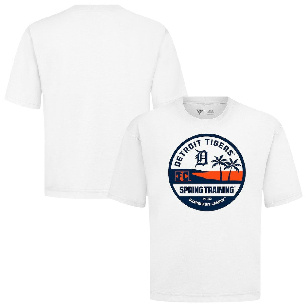 Detroit Tigers Levelwear Spring Training Badge Luxe Signature Knit T-Shirt Online