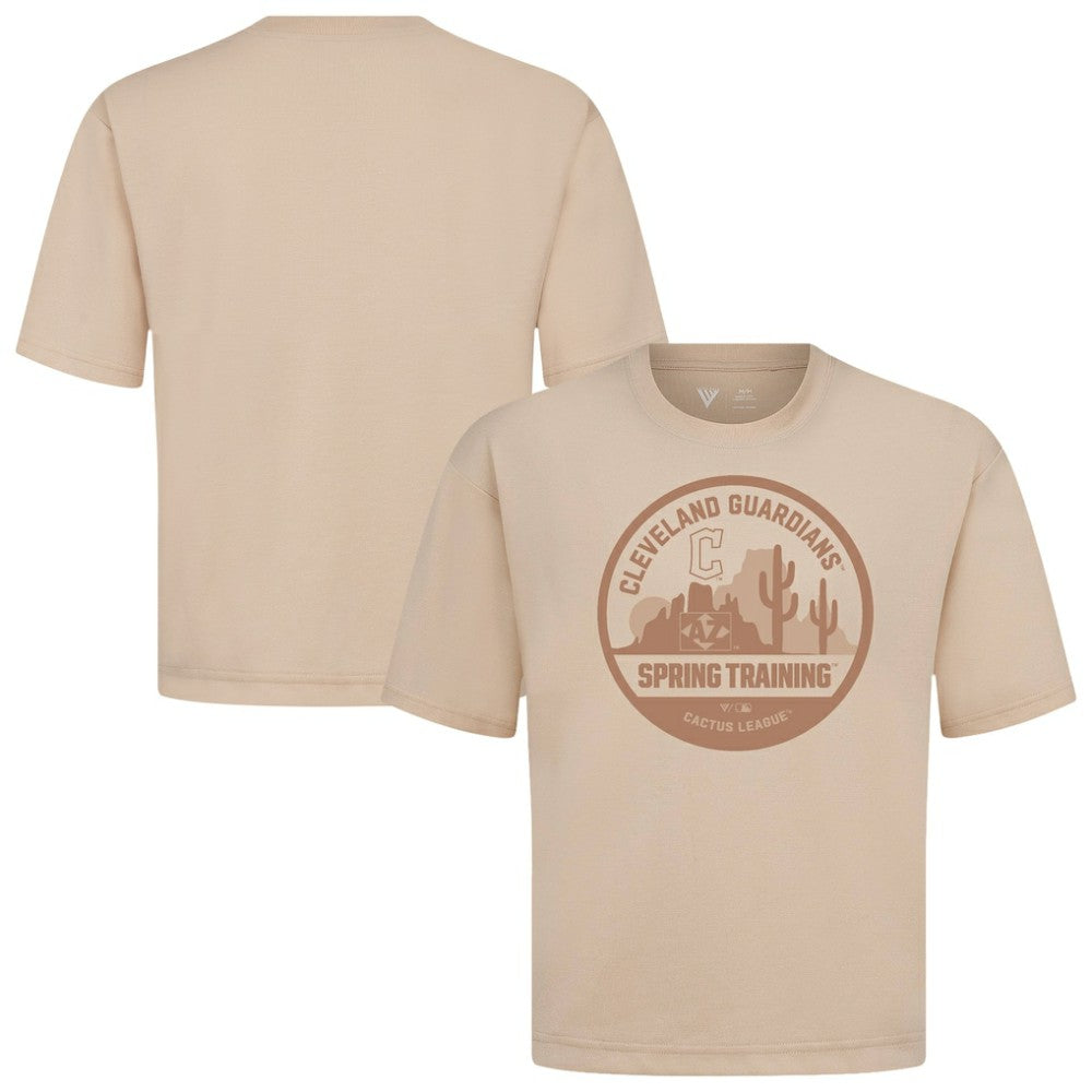 Cleveland Guardians Levelwear Spring Training Badge Luxe Signature Knit T-Shirt Online