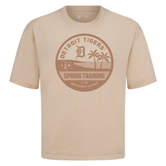 Detroit Tigers Levelwear Spring Training Badge Luxe Signature Knit T-Shirt Lifestyle