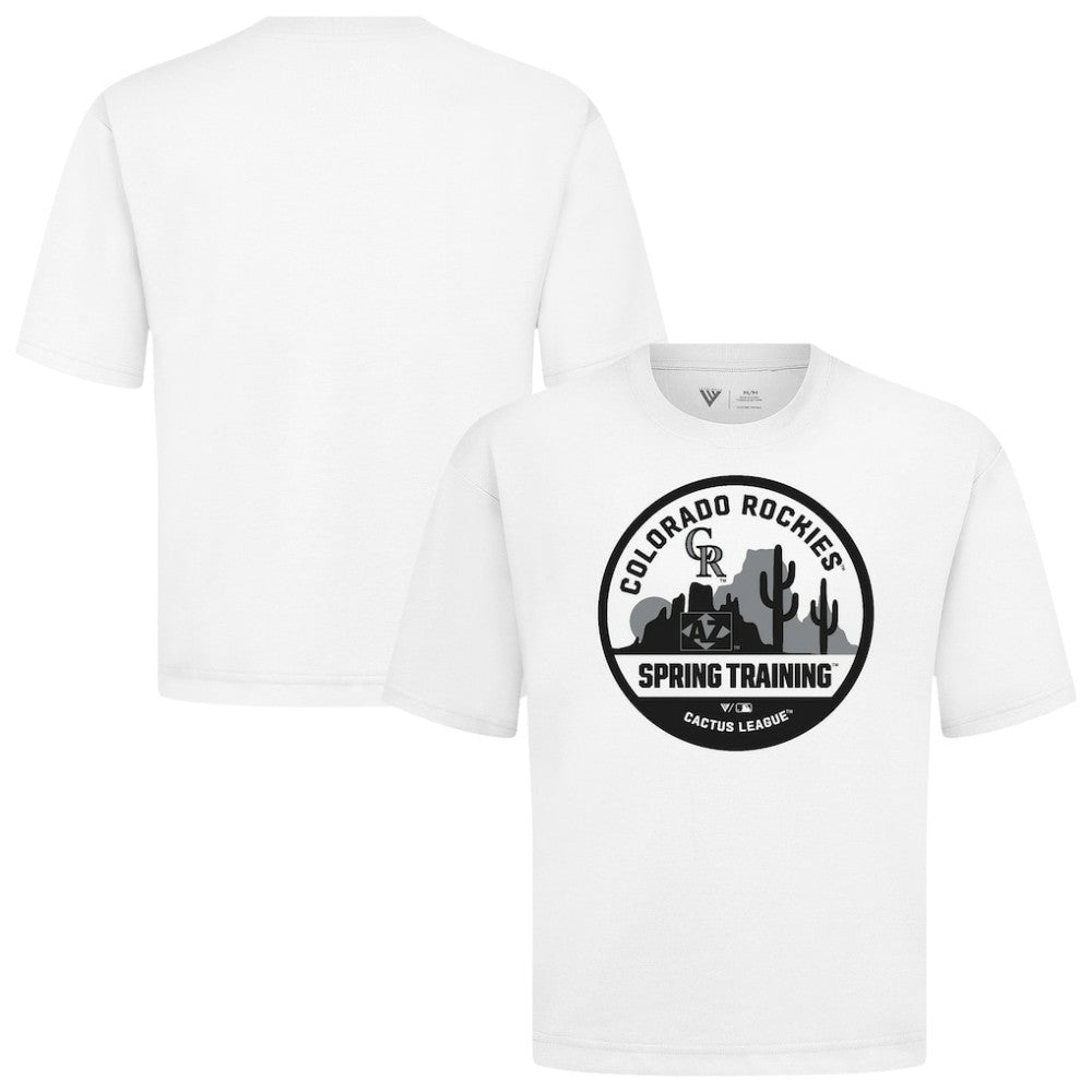 Colorado Rockies Levelwear Spring Training Badge Luxe Signature Knit T-Shirt Clearance