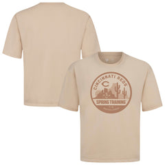 Cincinnati Reds Levelwear Spring Training Badge Luxe Signature Knit T-Shirt Near Me
