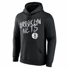 NBA - Brooklyn Nets Big & Tall Hustle Personalized Name & Number Hoodie - Black