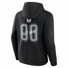 NBA - Brooklyn Nets Big & Tall Hustle Personalized Name & Number Hoodie - Black