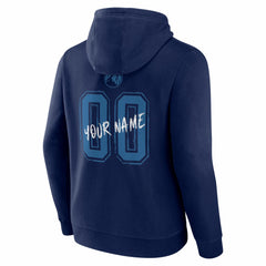 NBA - Minnesota Timberwolves Big & Tall Hustle Personalized Name & Number Hoodie - Navy