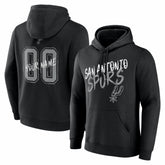 NBA - San Antonio Spurs Big & Tall Hustle Personalized Name & Number Hoodie - Black