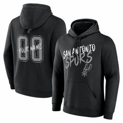 NBA - San Antonio Spurs Big & Tall Hustle Personalized Name & Number Hoodie - Black