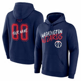 NBA - Washington Wizards Big & Tall Hustle Personalized Name & Number Hoodie - Navy