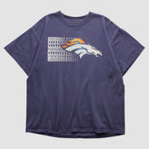 Denver Broncos NFL 2000s T-shirt Navy Vintage - Fanatics