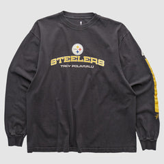 Pittsburgh Steelers NFL 2000s Long Sleeve T-shirt Black Vintage - Fanatics