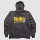 Pittsburgh Steelers NFL 2000s Hooded Pullover Sweatshirt Charcoal Vintage - Fanatics