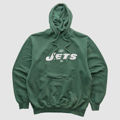 New York Jets NFL 2010s Hooded Pullover Sweatshirt Green Vintage - Fanatics