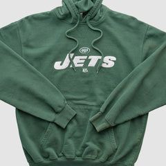 New York Jets NFL 2010s Hooded Pullover Sweatshirt Green Vintage - Fanatics