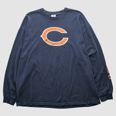 Chicago Bears NFL 2010s Long Sleeve T-shirt Navy Vintage - Fanatics