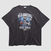 Payton Manning Super Bowl XLI Reebok 2000s T-shirt Black Vintage - Fanatics