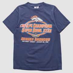 Denver Broncos Logo Athletic 1998 T-shirt Navy Vintage - Fanatics