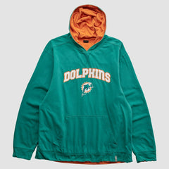 Miami Dolphins 2010s Hooded Pullover Sweatshirt Teal Vintage - Fanatics