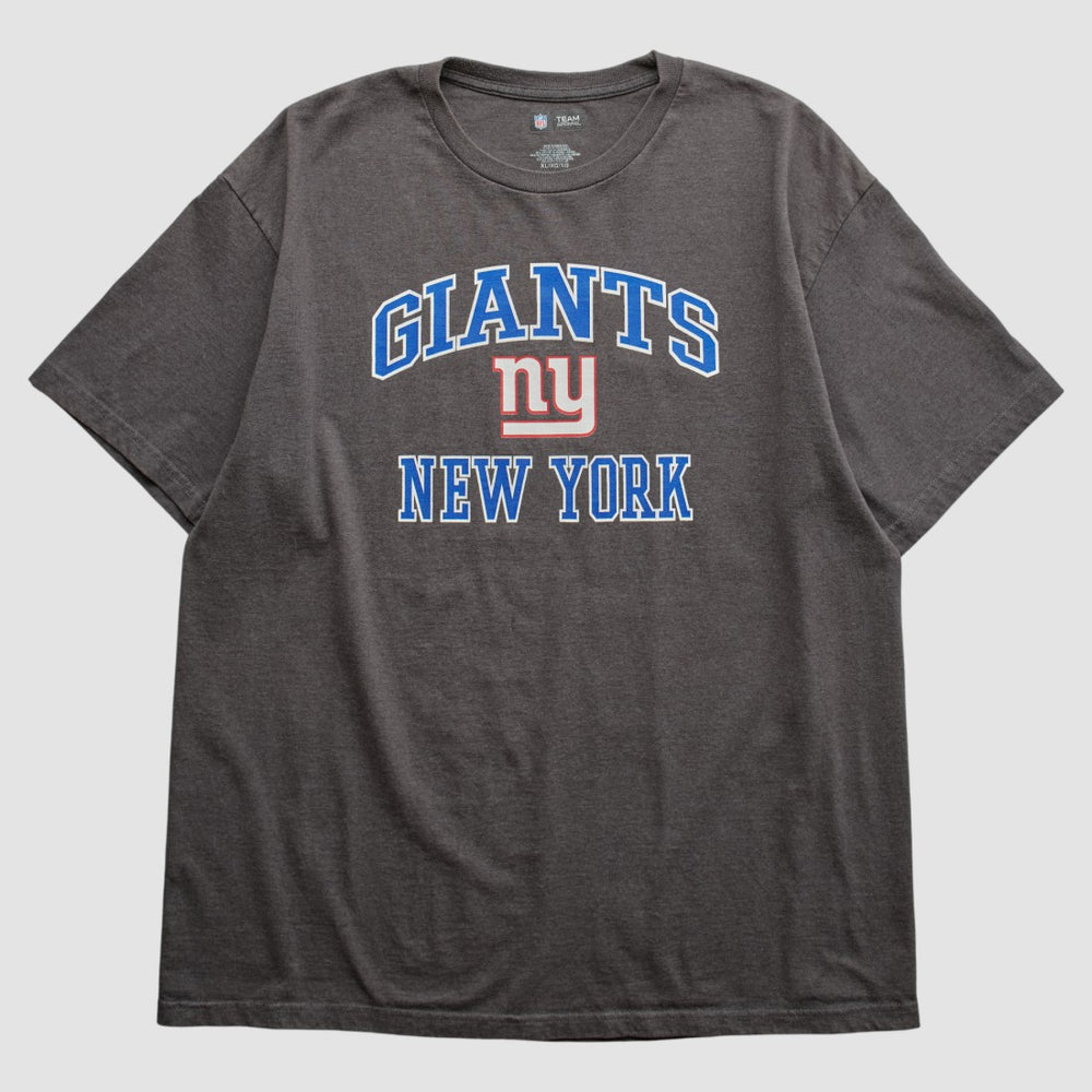 New York Giants NFL 2000s T-shirt Charcoal Vintage - Fanatics