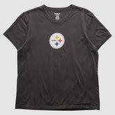 Pittsburgh Steelers Reebok 2000s T-shirt Black Vintage - Fanatics