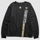 New Orleans Saints Reebok 2000s Long Sleeve T-shirt Black Vintage - Fanatics