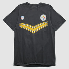Pittsburgh Steelers Reebok 2000s T-shirt Black Vintage - Fanatics