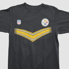 Pittsburgh Steelers Reebok 2000s T-shirt Black Vintage - Fanatics